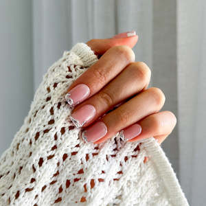 Pressing Nails - Silver Tips