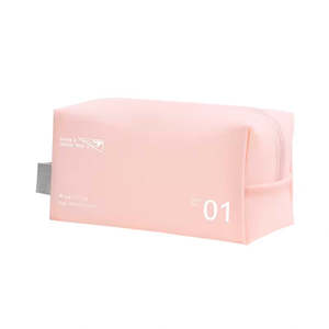 Cosmetics Bags: PVC Jelly Cosmetics Bag - Pink