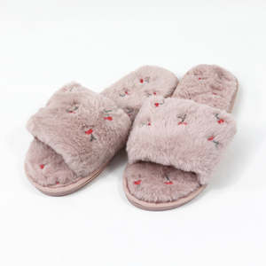 Slippers - Cherry Plush - Blush - Size 40-41