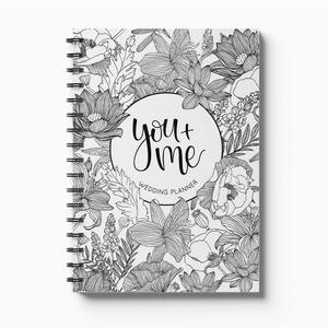 Stationery: 'You + Me' Keepsake Wedding Planner Book