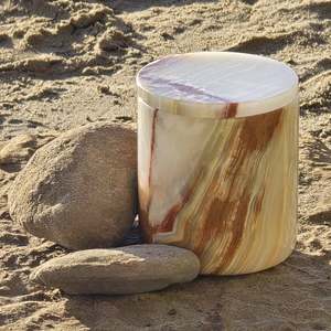 Onyx: Green Onyx Candle Vessel