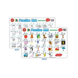 LCBF Practice Mats Double-Sided Dry Erase 42cm x 28cm Ages 3+ Alphabet