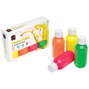 EC Acrylic Paint Fluoro Set of 4 x 100ml