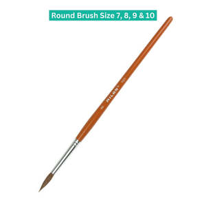 Milan School Artists Brush 101 Series Round Size 7, 8, 9 & 10