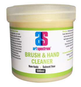 Paint Brushes And Accessories: AS Art Spectrum Hand & Brush Cleaner Wax & Oil Natural Ingredients 500ml