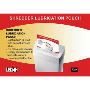 Ledah Shredder Cutter Lubrication Pouch Universal 12 Pack