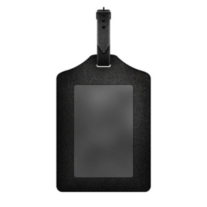 Chromebooks 1: Moki Luggage Tag Leather Black