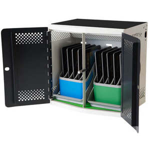 Device Carrying And Charging Station: PC Locs iQ 10 Device Charge and Store Station