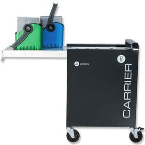 PC Locs Carrier 20 Bay Charging Station Trolley for Laptops