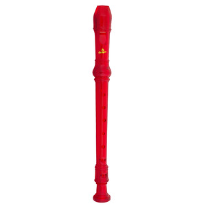 Antigua USA Students Recorder 3 Piece Transparent Red