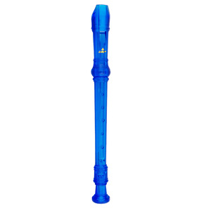 Antigua USA Students Recorder 3 Piece Transparent Blue
