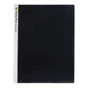 Marbig Display Book A4 with Insert Cover 20 Pocket Black