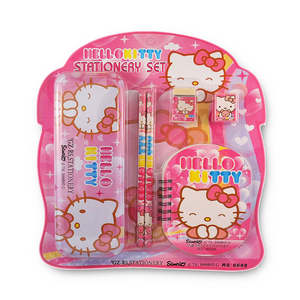 Hello Kitty Stationery Set for Kids – 6 Piece School Gift Pack