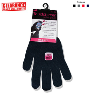 Hot Offers: Touchscreen Gloves for Women – Soft, Warm, One Size Fits All (Assorted Colours)