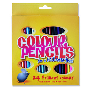 Hot Offers: Marbig Coloured Pencils Full-Length Pack 24