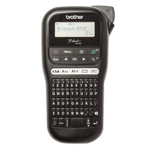 Brother P-Touch 110HTP Handheld Thermal Label Maker Printer – Durable Custom Labels