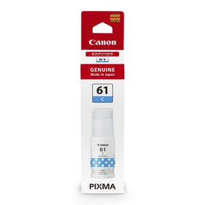 Printer Accessories Ink Toners Paper: Canon PIXMA GI-61C Mega Tank Refill Ink Bottle Cyan