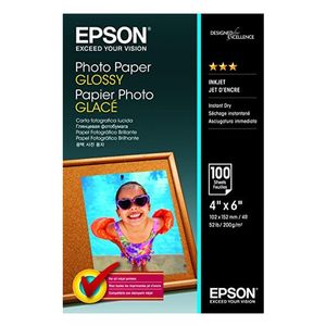 Printer Accessories Ink Toners Paper: Epson 42548 Photo Paper Glossy 4" x 6" 200gsm 100 sheets
