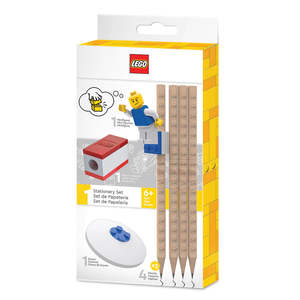 LEGO® Pencil Set with Minifigure | Official LEGO Stationery | Buildable Eraser,&hellip;