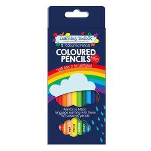 Pencils 1: Learning Toolbox Coloured Pencils - Colour Name in Te reo Māori Pack of 12