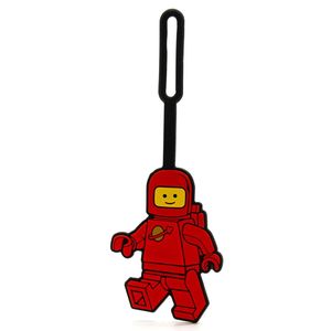 Backpacks: LEGO® Luggage Tag Spaceman Red – Durable Silicone Bag Tag for Kids & Adults