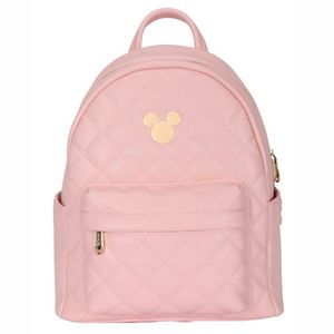 Micky Deluxe Mini Backpack Officially Licensed Pink Quilted