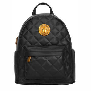 Micky Deluxe Mini Backpack Officially Licensed Quilted Black