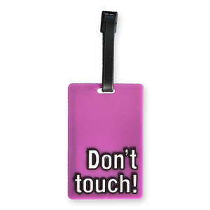 Backpack Luggage Accessories: Luggage Tag - Don't Touch!
