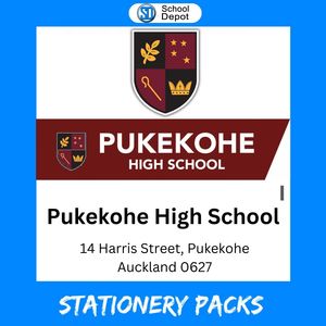 Pukekohe High School Stationery Pack 2025 Year 13