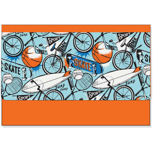 Spencil Document Wallet A4 Large Sports Craze