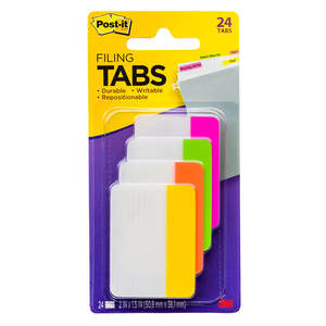 Post-it Filing Tabs 686-PLOY 50 x 38mm Pack of 24