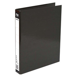 Lever Arch Files: FM Ringbinder File Vivid A4 2/26 Cat 26mm Black