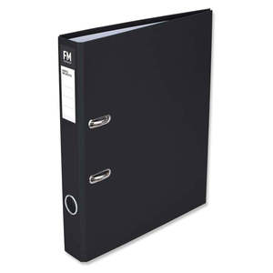 FM Radofile Mini Lever Arch A4 Black