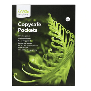 Icon Copy-Safe Pockets A4 Pack of 100