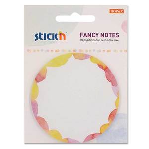 Stick'n Fancy Sticky Notes 70 x 70mm 30 Sheets Circle