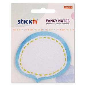 Stick'n Fancy Sticky Notes 70 x 70mm 30 Sheets Speech Bubble
