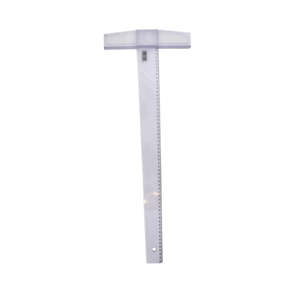 Taurus Tee Square 600mm Clear