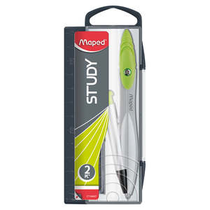 Geometry Compasses: Maped Study Metal Compass with 0.5mm Mechanical Pencil | Durable Geometry Set for Students | Buy Online NZ