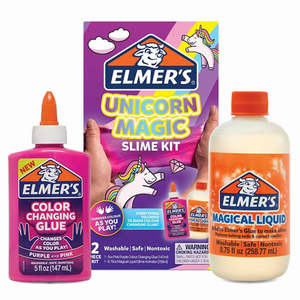 Creative Gift Ideas: Elmer's Magic Slime Kit Colour Changing 2 Piece Unicorn