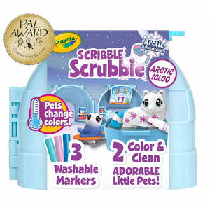Creative Gift Ideas: Crayola Scribble Scrubbie Pets Arctic Igloo Playset