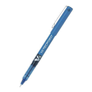 Fineliners: Pilot Hi-Tecpoint Pen V5 Rollerball Extra Fine 0.5mm Blue