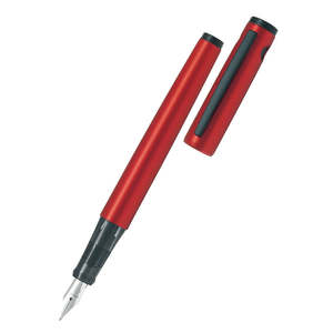 Fountain Pens: Pilot Explorer Fountain Pen Fine Metallic Red