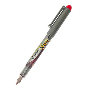 Pilot V-Pen Fountain Pen Medium Red