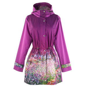 Galleria Premium Designer Raincoat Monet Garden Size S to XL