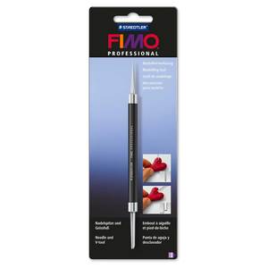 Modelling Clay Accessories: Staedtler FIMO Clay Modelling Professional Needle & V Tool 8711 04 Black