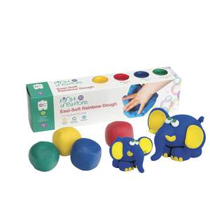 Playdough: EC Playdough Rainbow Set of 4 x 80g Assorted Colours