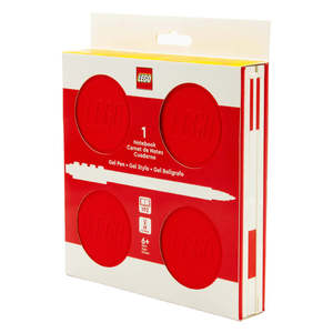 Bockingford Pad For Acrylic Painting A4 360gsm 12 Leaf: LEGO® Locking Notebook with Gel Pen – Red | 192 Pages & Gift Box