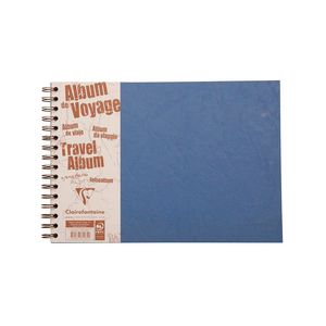 Clairefontaine Age Bag Travel Album Visual Diary A4 Blue