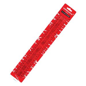 Warwick Ruler Clear Plastic with Conversions 30cm