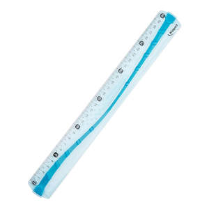 Measurement Rulers Scales: Maped Flex-Flat Ruler 30cm Blue